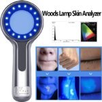 Wood’s Lamp hudanalysator med UV-förstoringsglas för ansiktstestning - Bild 4