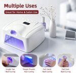 Snabbdorkande 2-i-1 LED-nagellampa med automatisk sensor - Bild 2