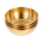 Såsskålar i guld och silver rostfritt stål - Bild 3