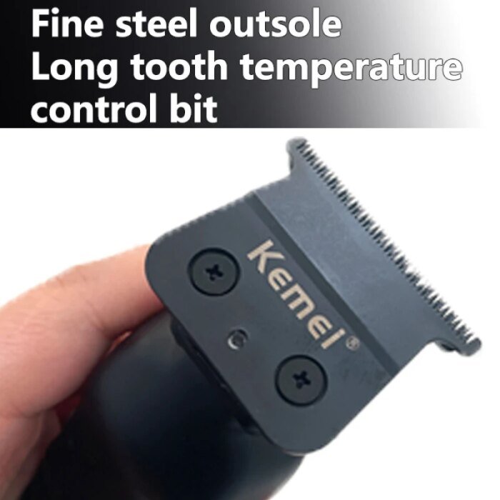 Kemei KM-2299 Professionell Laddningsbar Hårtrimmer och Hårklippare - Bild 3