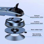 Universell Gravitationsstyrd Mobilhållare för Instrumentbräda med Förlängningsarm - Bild 3