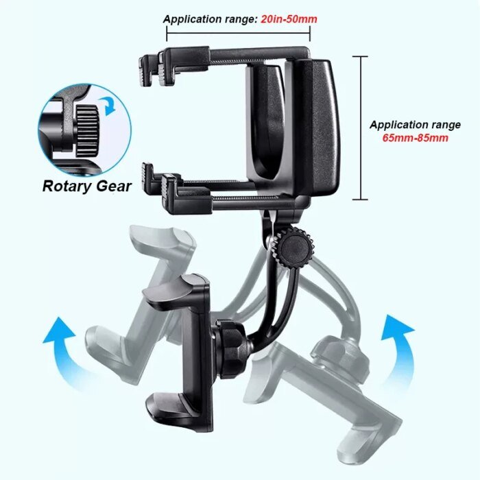 SEAMETAL Mobilhållare för Bilens Backspegel med Rotation - Bild 3