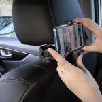 2-i-1 Nackstödskrok och Mobilhållare för Bilen - Bild 2