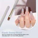 2-Pack Breda Nagelborstar med Graduerat Akrylhandtag - Bild 3