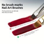 2-Pack Breda Nagelborstar med Graduerat Akrylhandtag - Bild 4