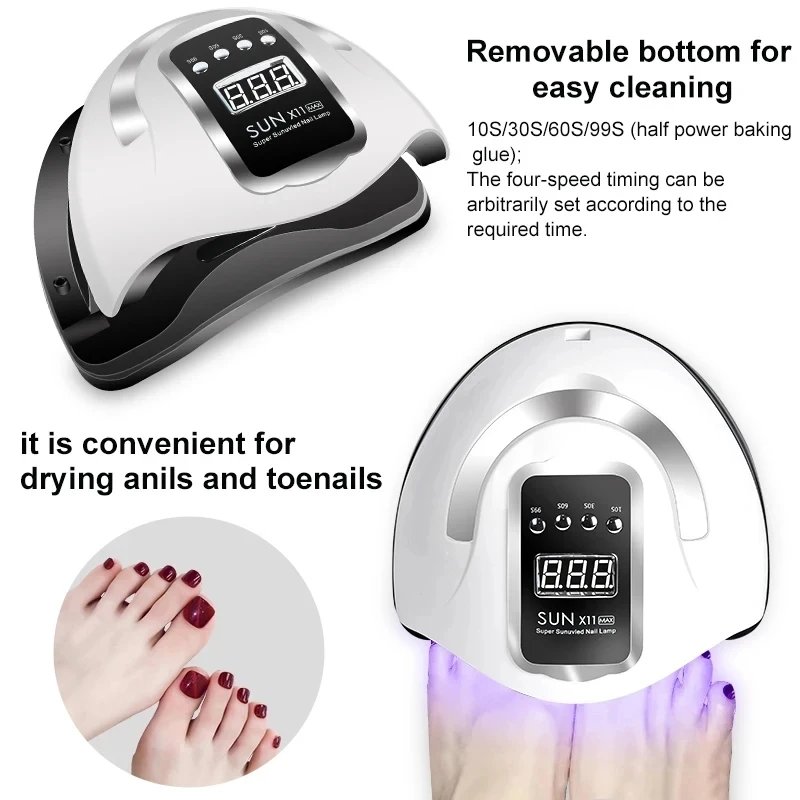 Professionell UV LED Nagellampa Sun X11 Max