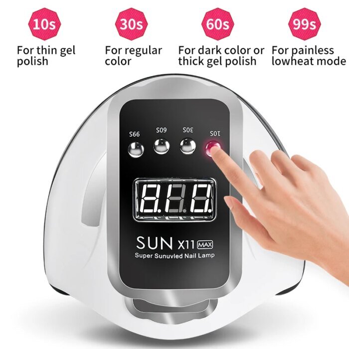 Professionell UV LED Nagellampa Sun X11 Max - Bild 2