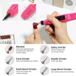 Elektrisk Nagelslip Och Manikyrsats Med Slipstift - Bild 2