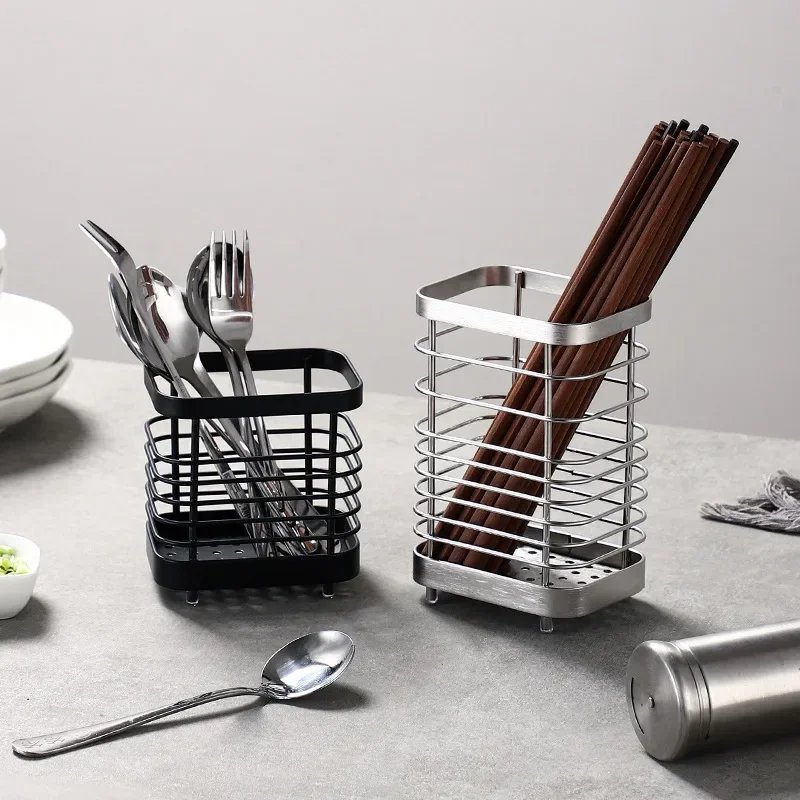 1300499-5qlstw.jpg Hängande bestickställ i rostfritt stål för kök - Image 1