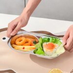 Söt delad barntallrik i 304 rostfritt stål - Bild 2