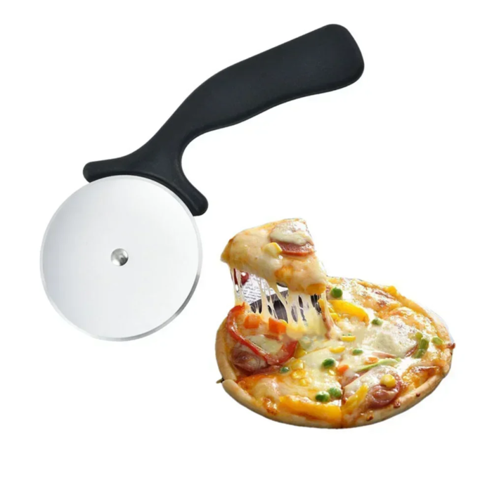 Pizzaskärare och deghjul i rostfritt stål - Image 3