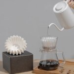 Engångs kaffefilter i kraftpapper för handbryggning 50-pack