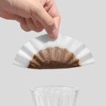 Engångs kaffefilter i kraftpapper för handbryggning 50-pack - Bild 3
