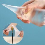 Spritspåsar i plast för tårtdekoration 100-pack - Bild 4