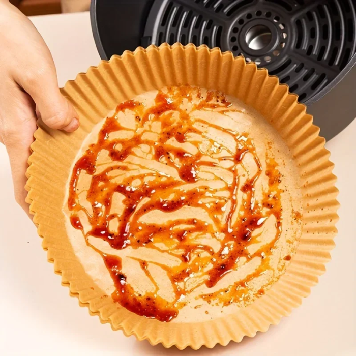 Bakplåtspapper för airfryer med oljeabsorberande yta - Bild 3