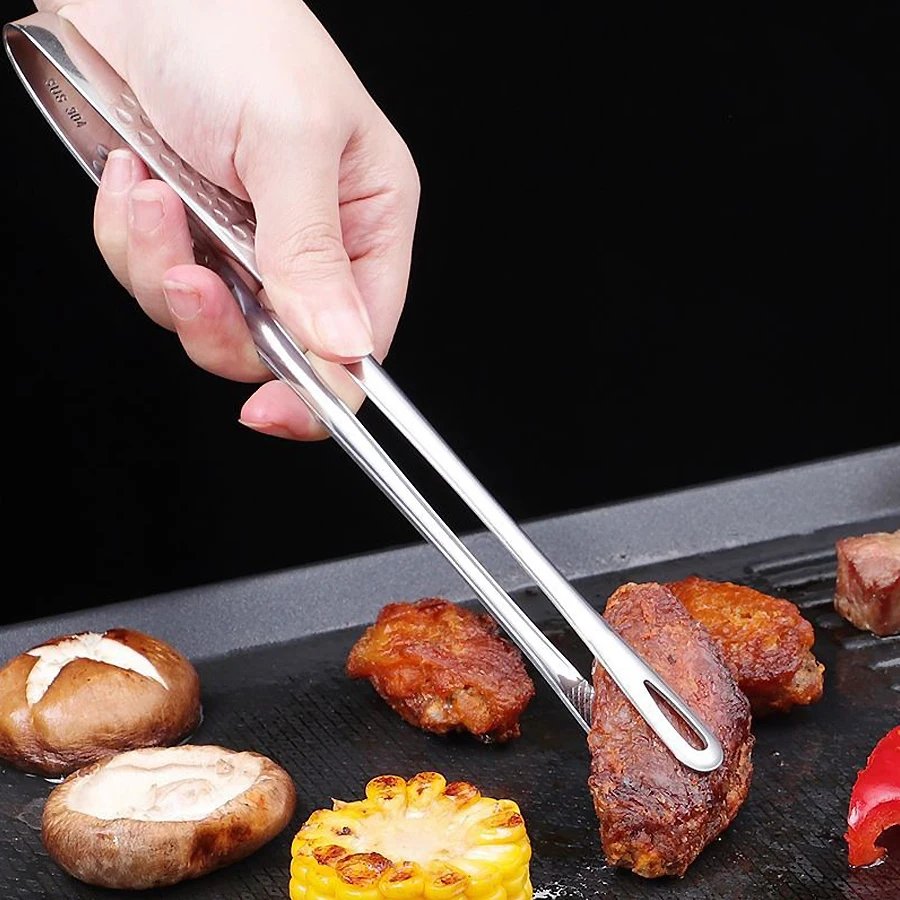Matpincett och grilltång i rostfritt stål