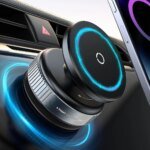 Vakuummagnetisk mobilhållare för bil med 360° rotation