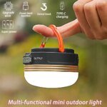 Uppladdningsbar 10W COB+LED campinglykta med magnet