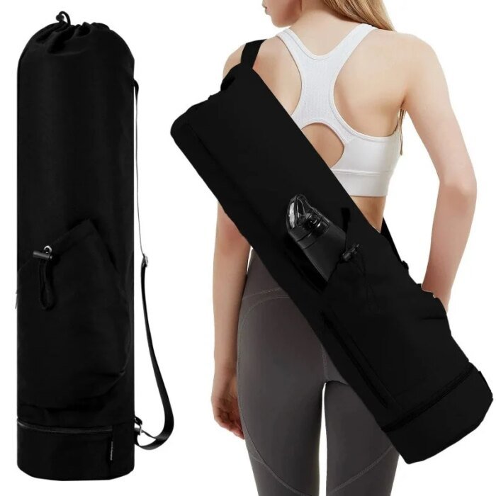 Mångsidig Yogamattväska med Våtutrymme och Flaskficka - Bild 2