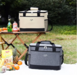 Rymlig Isolerad Kylväska och Picknickväska med Axelrem