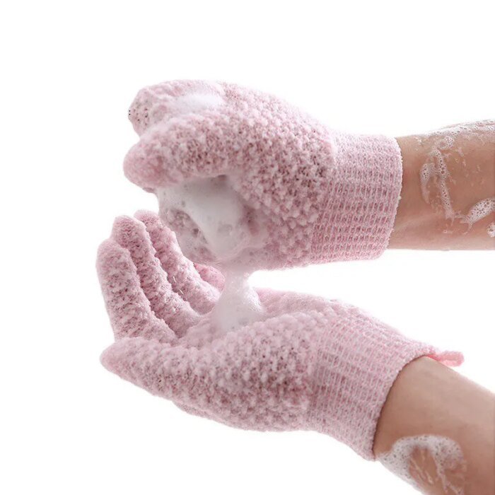 Femfingrade Badvantar för Exfoliering och Kroppsmassage - Bild 3