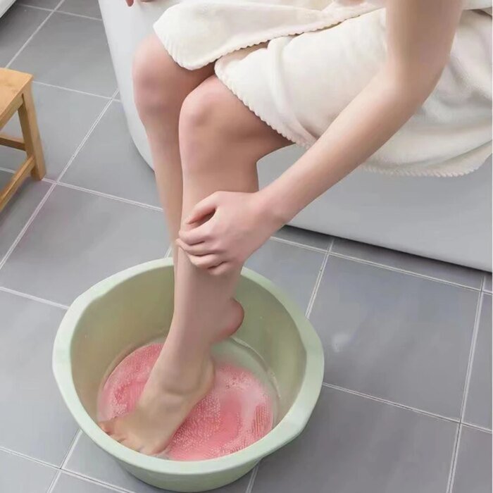 Halkfri Duschmatta Med Sugpropp Och Fotmassagerengörare - Bild 2