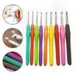 Ergonomiskt Virknålsset I Aluminium 9 Delar Med Mjuka Handtag - Image 2