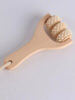 Trärulle massagerulle för kropp ansikte och nacke - Image 3