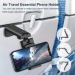 Bärbar mobilhållare för flyg och skrivbord med rotation