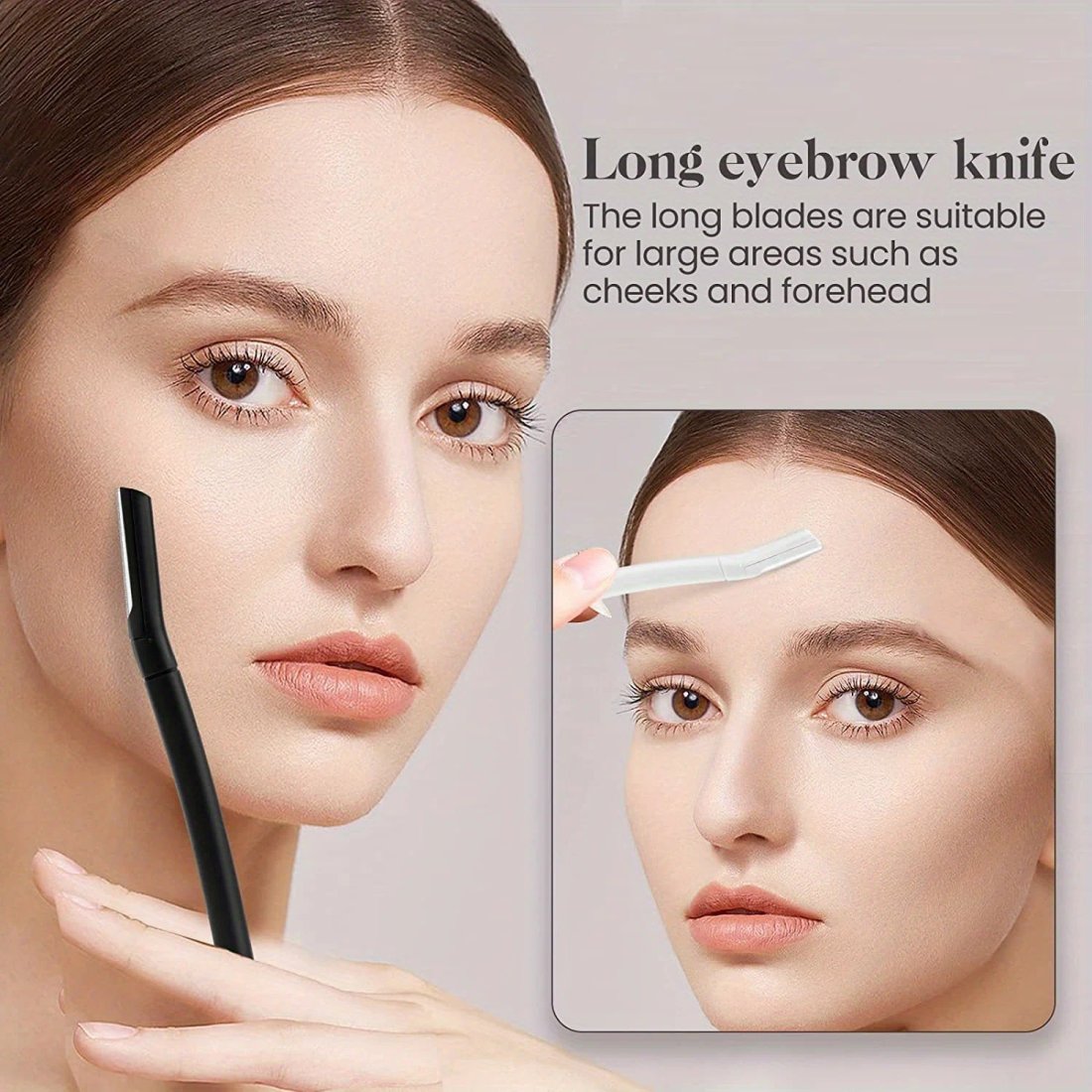 4-pack ögonbrynsrakhyvlar för ansikte och dermaplaning