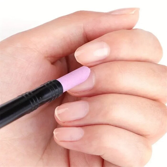 Dubbelsidig nagelpenna med pimpsten för nagelband - Bild 3