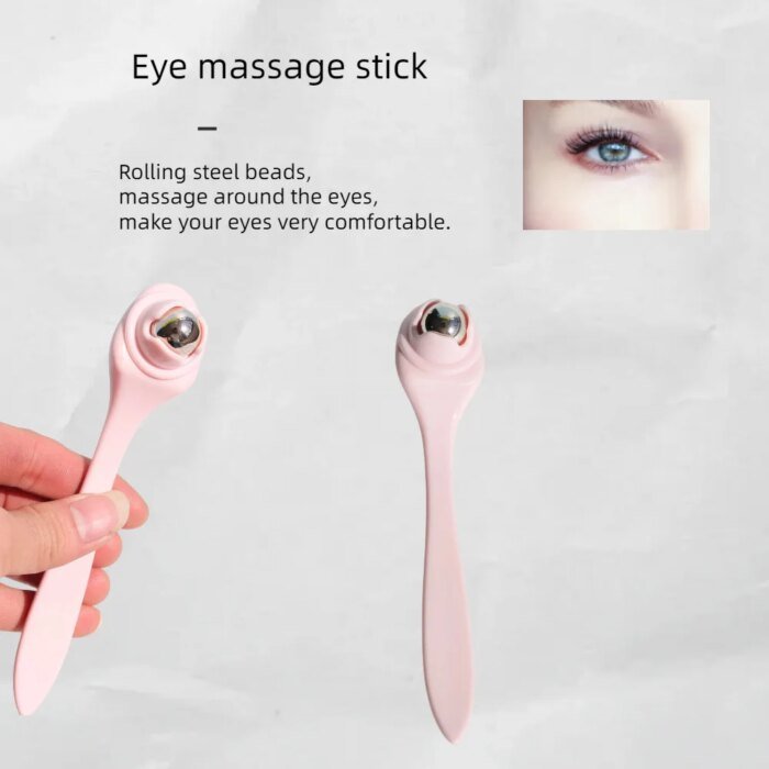 Massagestav för ögonkräm med stålkkula och ansiktslyft - Image 3