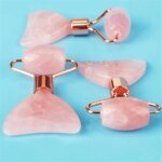 2-i-1 Jade Massage- och Gua Sha-verktyg för Ansikte och Kropp - Image 3