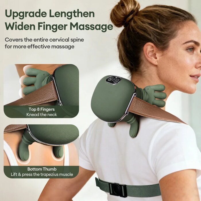Bionisk Fingermassagekrage för Nacke Och Trapezius - Image 2