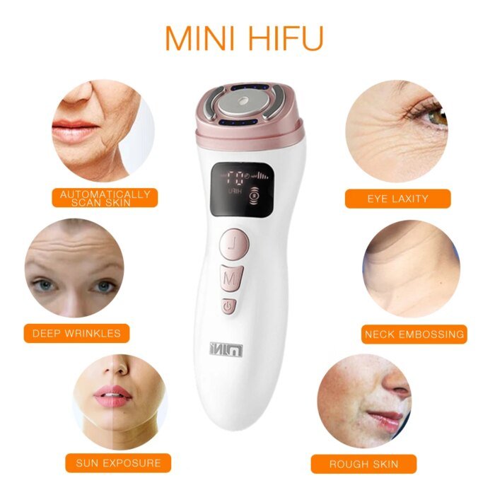 Mini HIFU Maskin för Ansiktslyft och Rynkreducering - Image 3