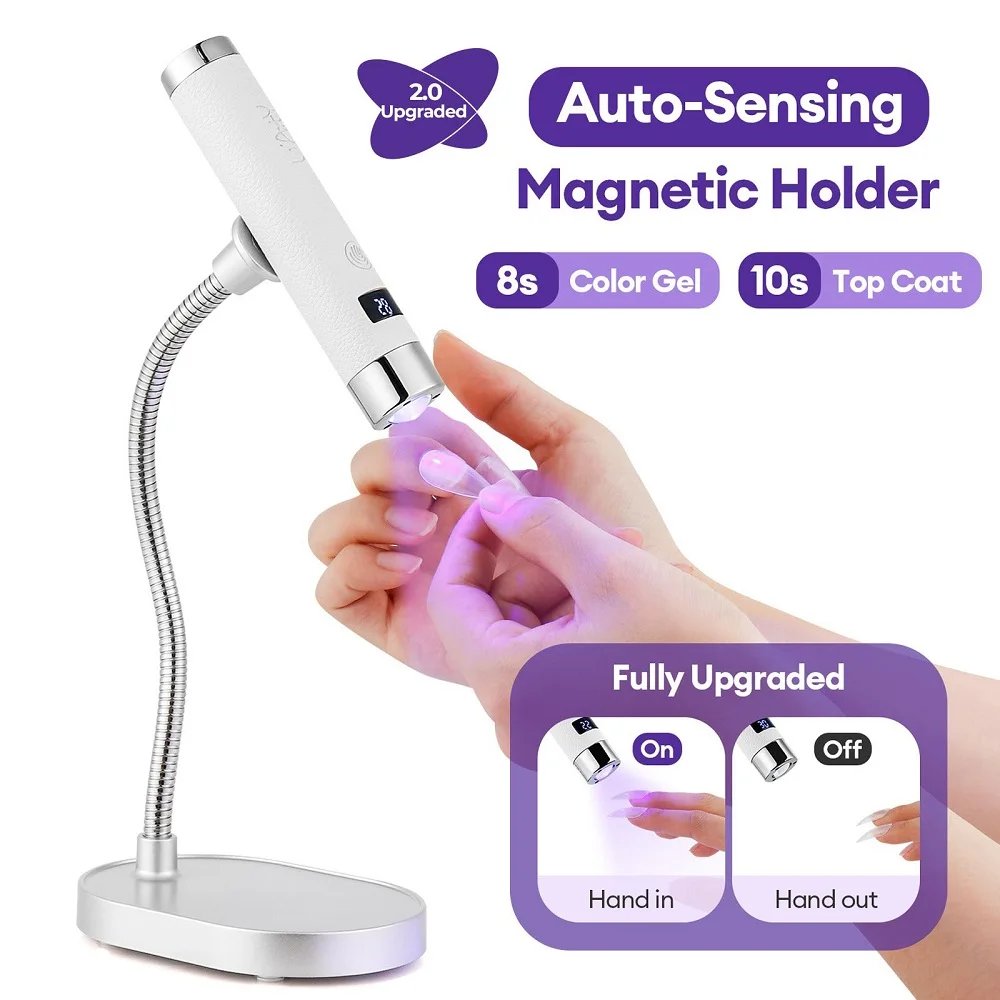Smart UV-LED Spik- och Nagellampa med Rörelsesensor