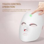 Trådlös 7-Färgers LED-Ljusterapi Ansiktsmask för Hudföryngring - Image 5