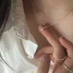 Lyxigt kulhalsband i 925 silver med geometriskt hänge - Image 3