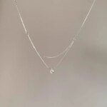Dubbelt silverhalsband i 925 sterling silver - Image 2