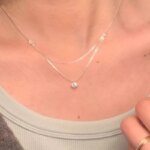 Dubbelt silverhalsband i 925 sterling silver - Image 3