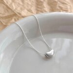 Stilrent geometriskt silverhalsband i 925 sterling - Image 3