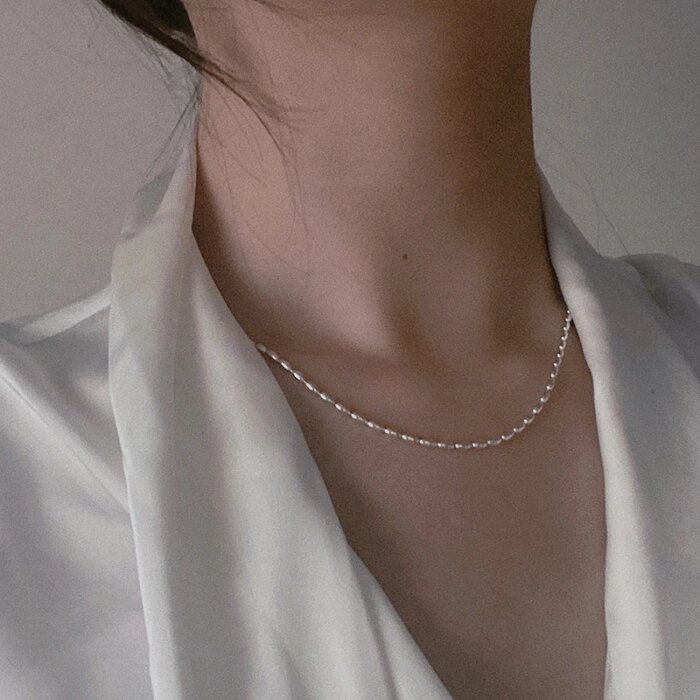 Elegant silverhalsband i 925 sterling till vän - Image 2