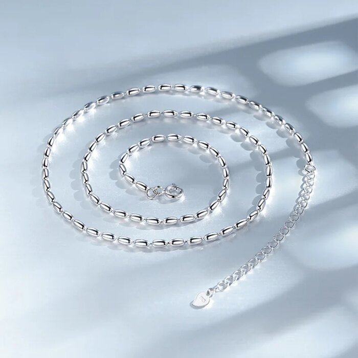 Elegant silverhalsband i 925 sterling till vän - Image 3