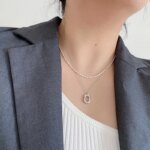 Elegant silverhalsband i 925 sterling till vän