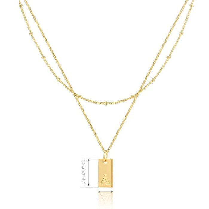 Exklusivt bokstavshalsband i 925 sterling silver - Image 3