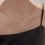 Elegant nyckelbenshalsband i 925 sterling silver - Image 2