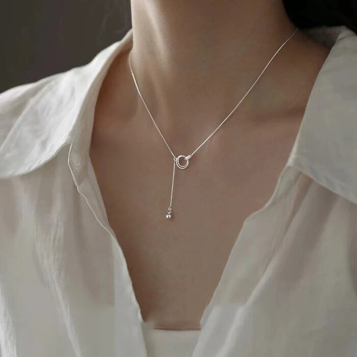 Runt silversmycke i 925 sterling silver - Image 3