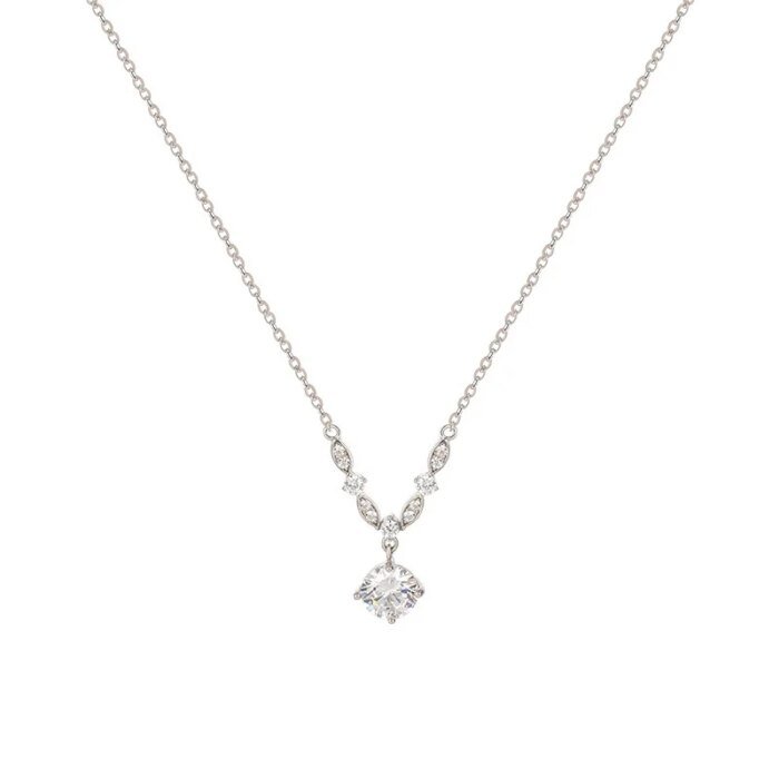 Geometriskt pendant-halsband i 925 sterling silver - Image 2