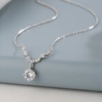 Geometriskt pendant-halsband i 925 sterling silver - Image 3