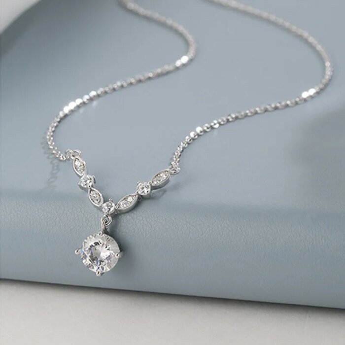 Geometriskt pendant-halsband i 925 sterling silver - Image 3